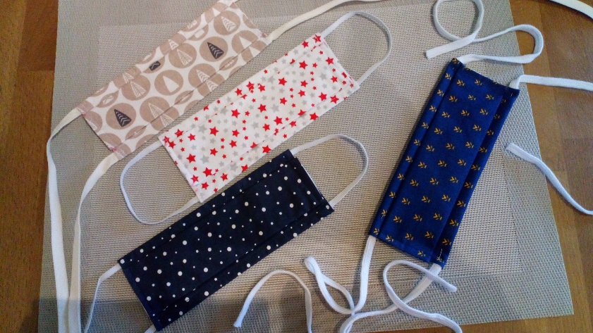 Pour nous aider à faire des masques en tissu