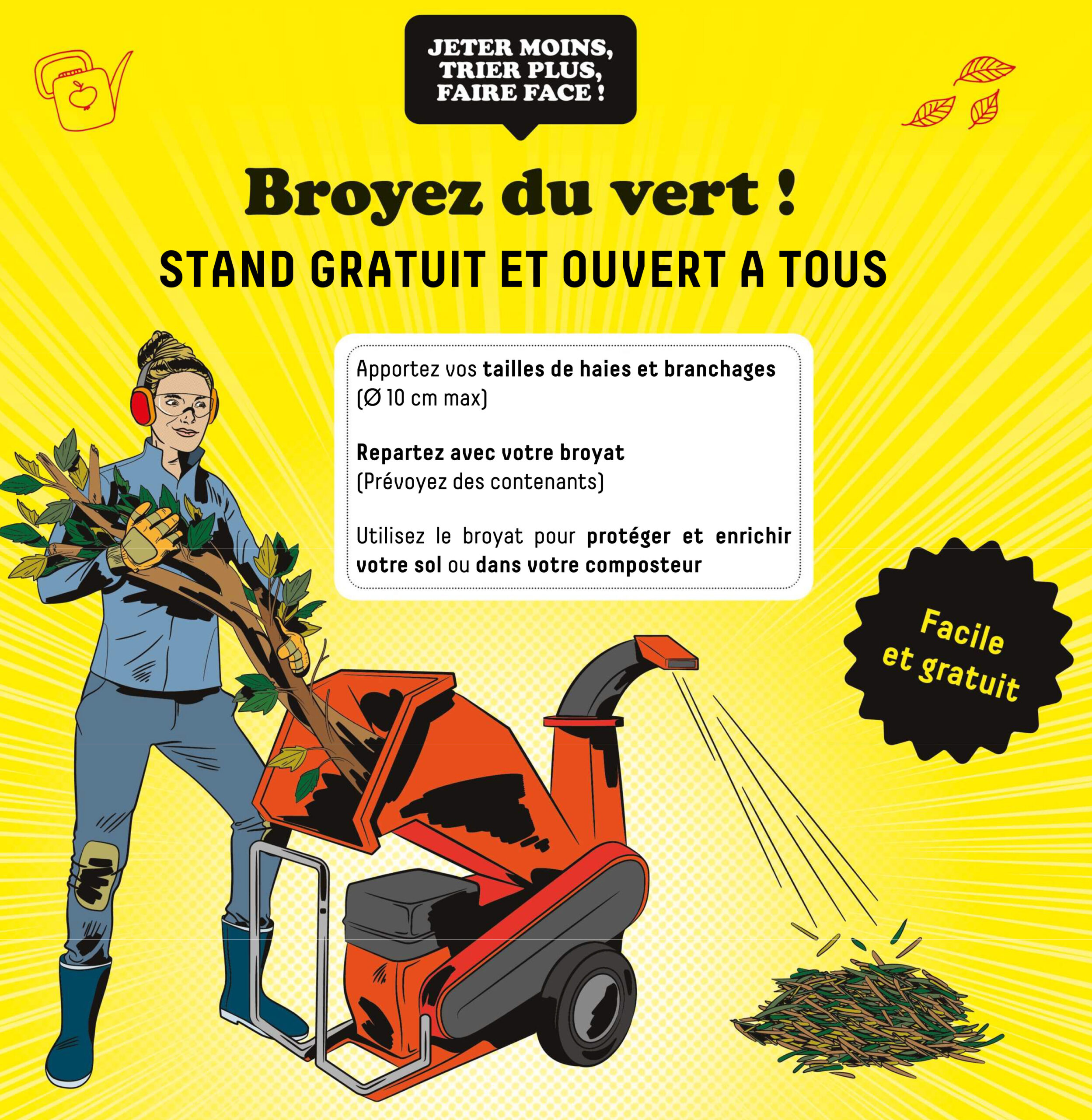 Stand de broyage gratuit