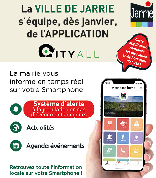 Application ville de Jarrie : Nouveau dispositif d’alerte à la population