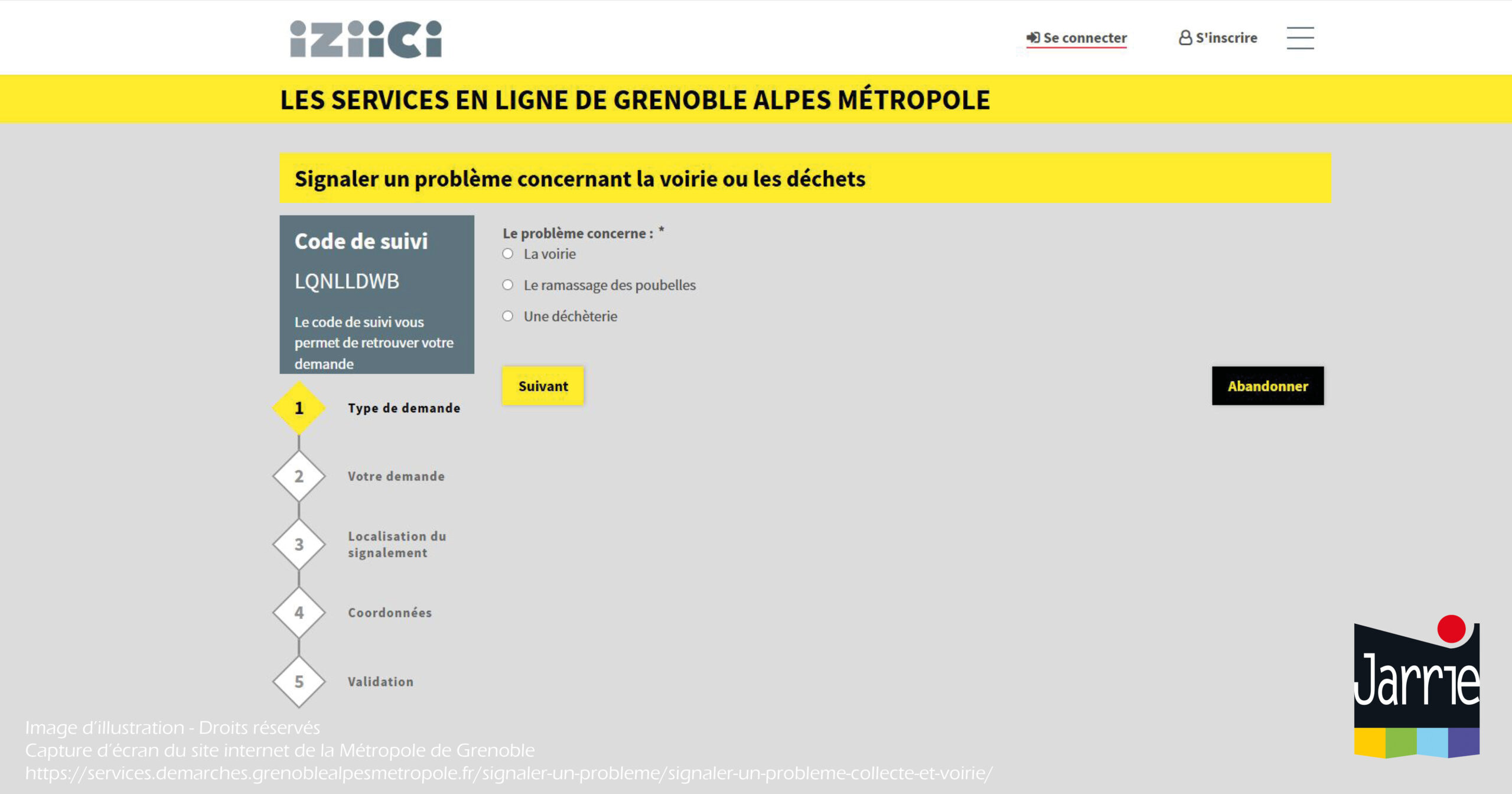 Métropole de Grenoble : un formulaire unique pour les problèmes de voirie et déchets