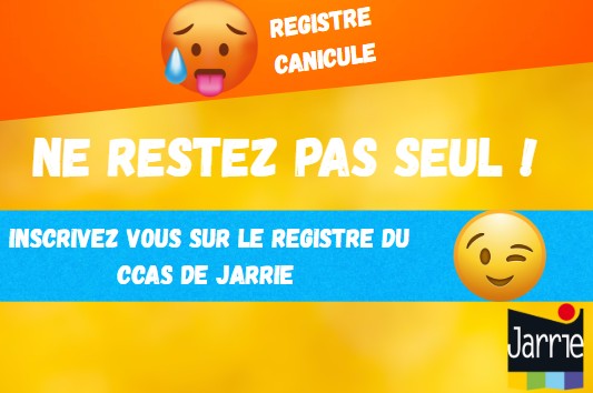 Registre canicule : êtes-vous inscrits ?